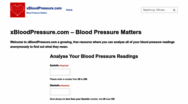 xbloodpressure.com