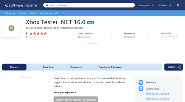 xbox-tester-net.software.informer.com