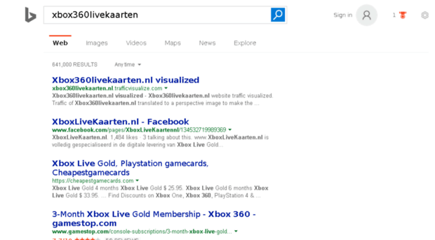 xbox360livekaarten.nl