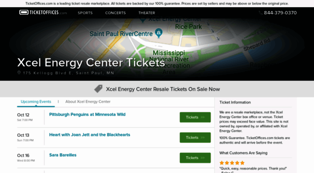 xcelenergycenter.ticketoffices.com