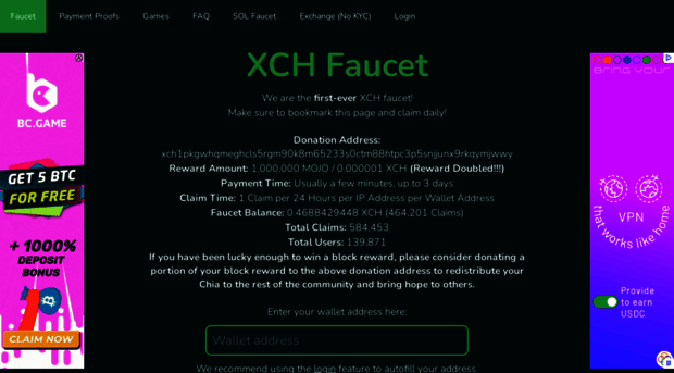 xchfaucet.togatech.org