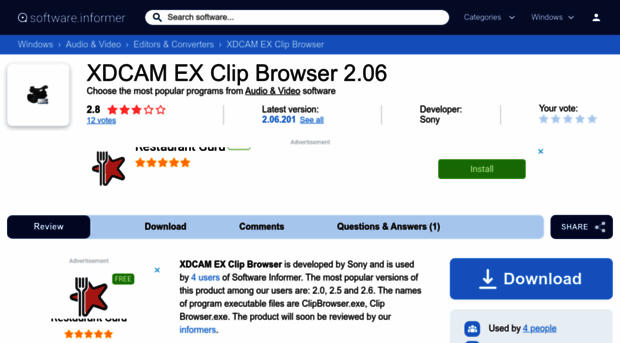 xdcam-ex-clip-browser.software.informer.com