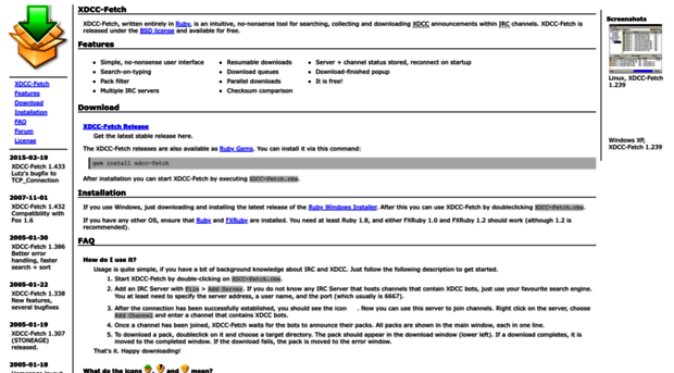 xdccfetch.sourceforge.net