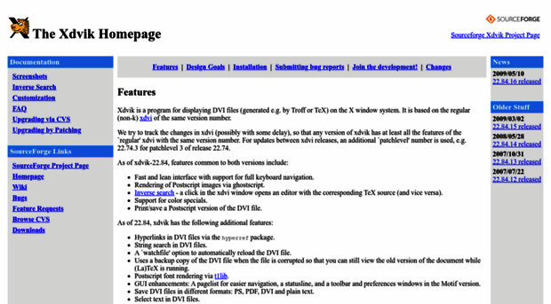 xdvi.sourceforge.net