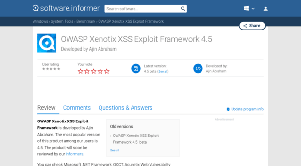 xenotix-xss-exploit-framework.software.informer.com