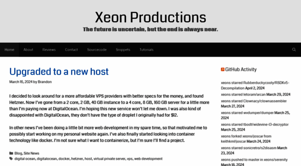 xeonproductions.com