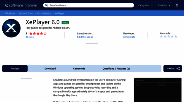 xeplayer.software.informer.com
