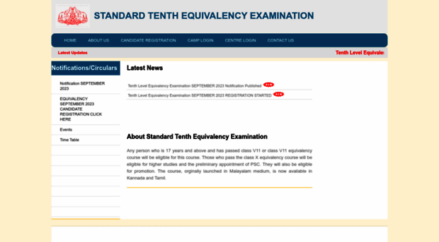 xequivalency.kerala.gov.in