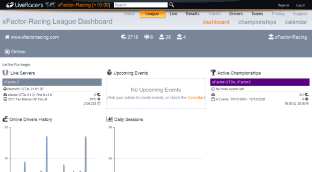 xfactorracing.liveracers.com