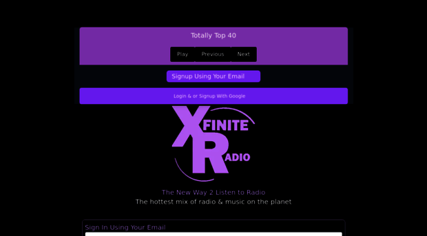 xfiniteradio.com