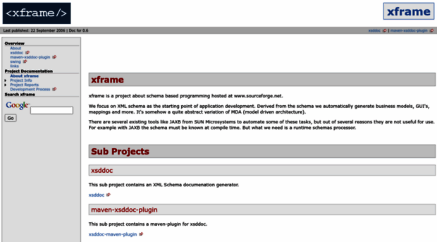 xframe.sourceforge.net