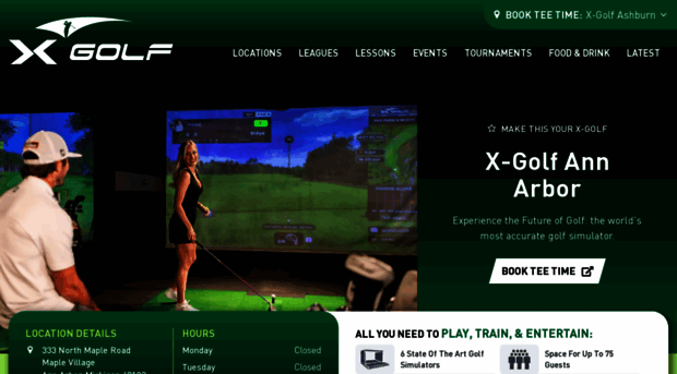 xgolfannarbor.com