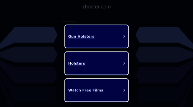 xhoster.com