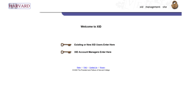 xid.harvard.edu