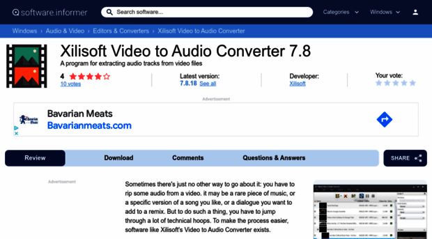 xilisoft-video-to-audio-converter.software.informer.com
