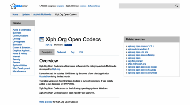 xiph-org-open-codecs.updatestar.com