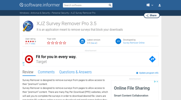 xjz-survey-remover-trial.software.informer.com