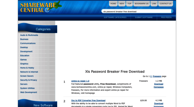 xls-password-breaker-free-download.sharewarecentral.com