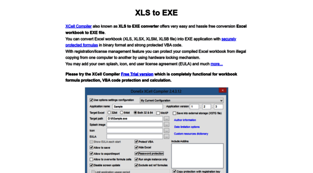 xlstoexe.com