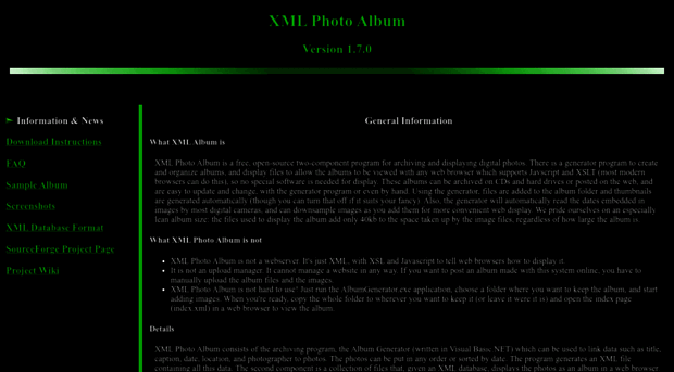 xmlalbum.sourceforge.net