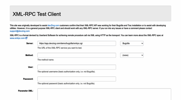xmlrpc.devzing.com