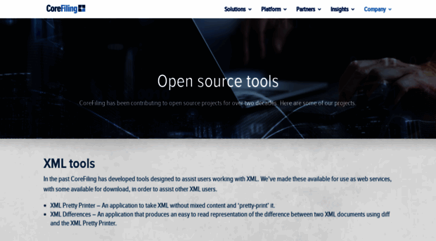 xmltools.corefiling.com