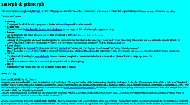 xmorph.sourceforge.net