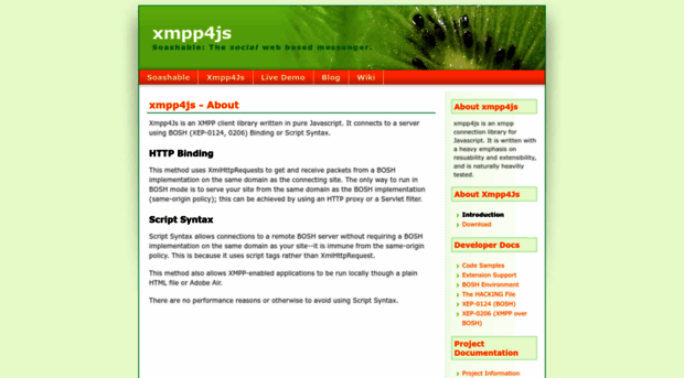 xmpp4js.sourceforge.net