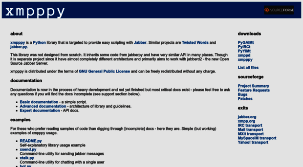 xmpppy.sourceforge.net