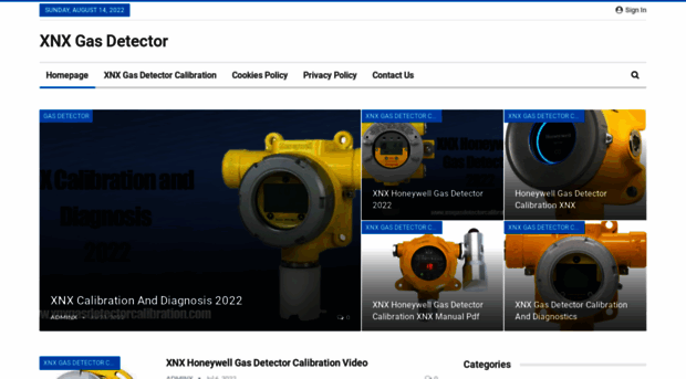 xnxgasdetectorcalibration.com