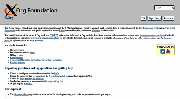 xorg.freedesktop.org