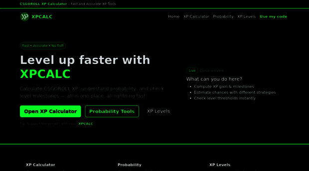 xpcalc.info