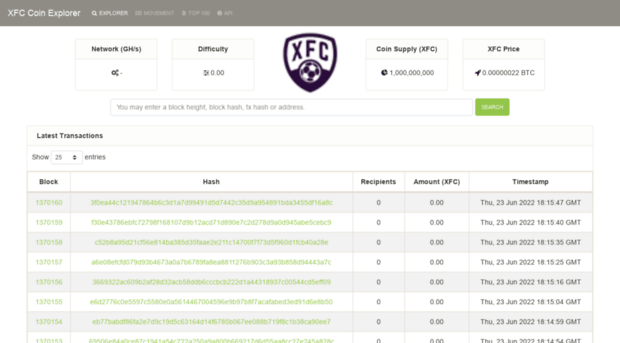 xplorer.xfccoin.io