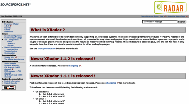 xradar.sourceforge.net