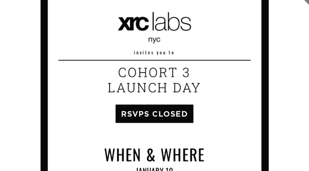 xrclabscohort3launch.splashthat.com