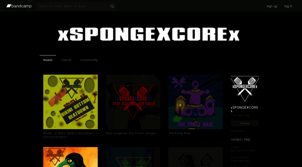 xspongexcorex.bandcamp.com