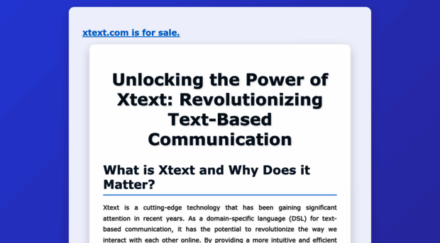 xtext.com
