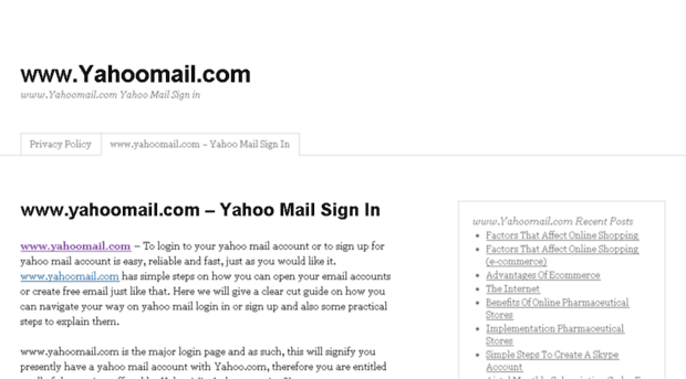 ya-hoomail.com.ng