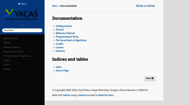 yacas.readthedocs.io