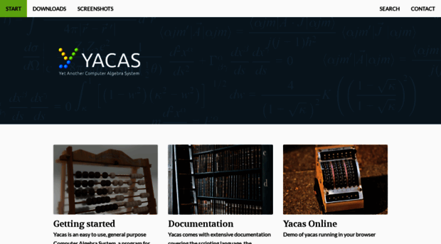 yacas.sourceforge.net