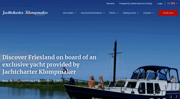 yachtcharter-klompmaker.com