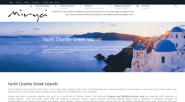 yachtchartergreekislands.com