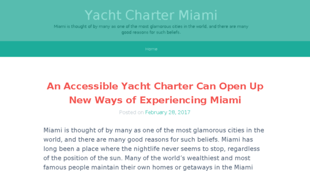 yachtchartermiamisite.wordpress.com