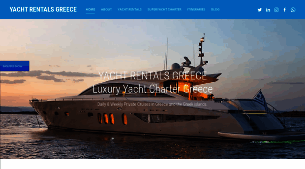 yachtrentalsgreece.com