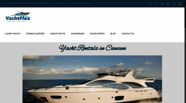 yachtrentalsincancun.com