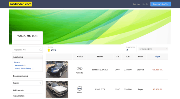 yadamotor.sahibinden.com