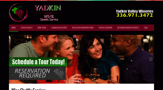 yadkinwineshuttle.com