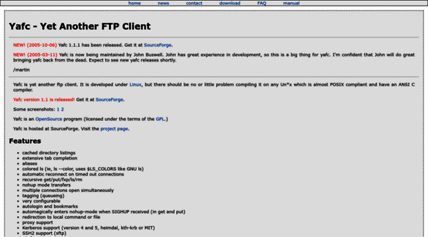 yafc.sourceforge.net