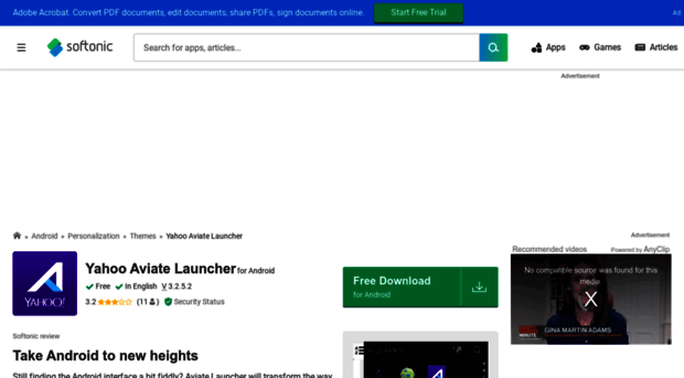 yahoo-aviate-launcher.en.softonic.com