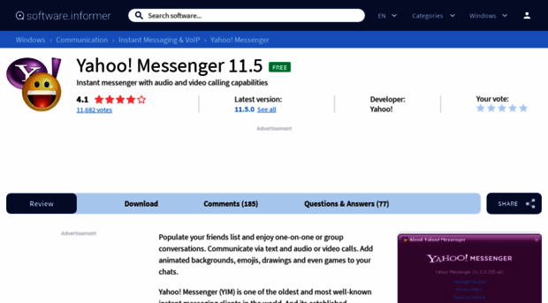 yahoo-messenger.informer.com